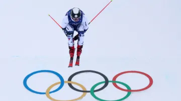 Rozřazovací jízda skikrosaře Daniela Pauluse