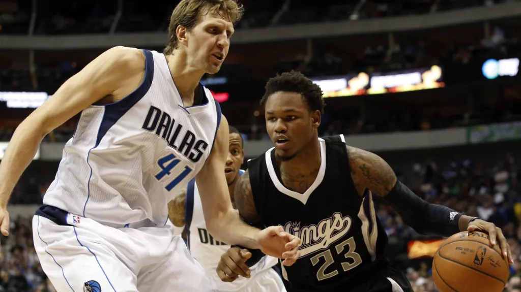 Dirk Nowitzki v dresu Dallasu