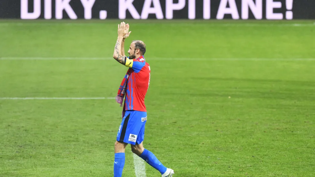 Roman Hubník při loučení s Plzní