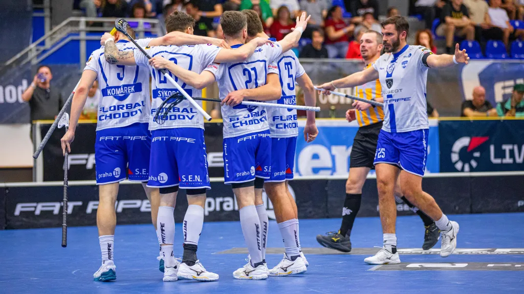Radost florbalistů Chodova