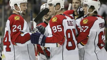 Hokejisté Floridy se radují