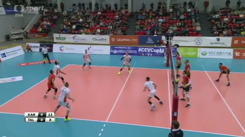 Pohár CEV: Volejbalisté Karlovarska porazili Tallinn