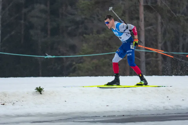 Sprint biatlonistů v Oslu