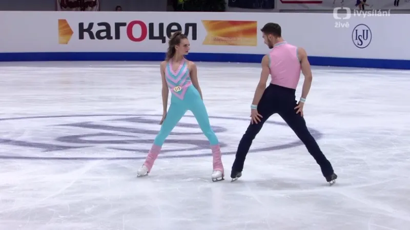 Vítězný rytmický tanec Papadakisové se Cizeronem
