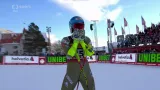 Jízda Mikaely Shiffrinové v super-G