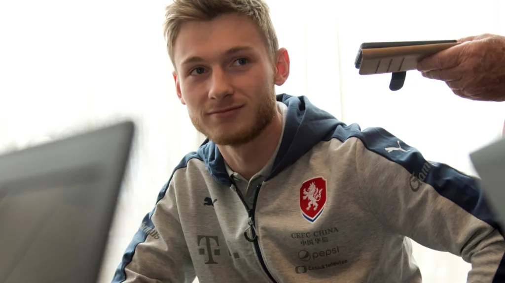 Jakub Brabec na srazu reprezentace