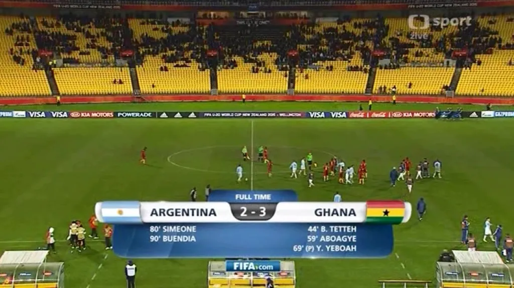 Sestřih utkání Argentina - Ghana