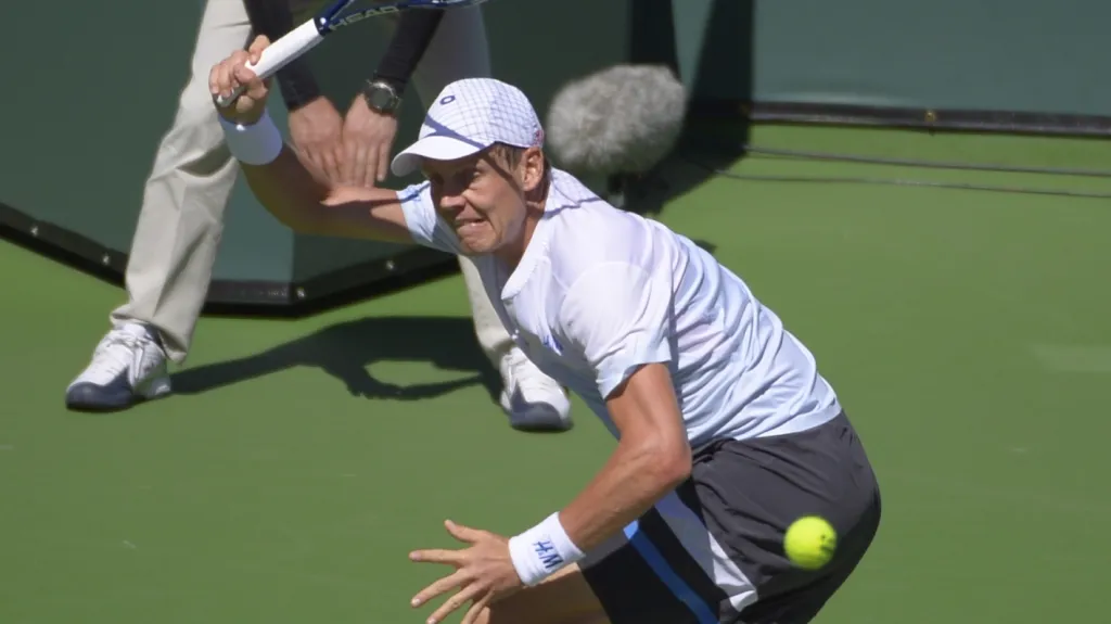 Tomáš Berdych v Indian Wells