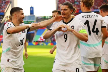 Radost fotbalistů Rakouska