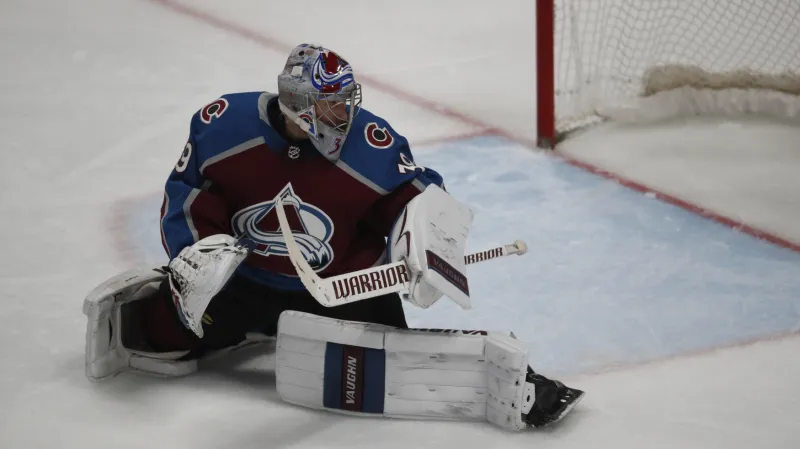 Pavel Francouz v dresu Colorada