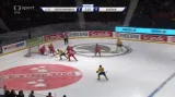 Gól v utkání Česko - Švédsko: Backlund - 1:1 (3. min.)