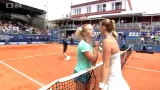 Závěr zápasu Kvitová - Siniaková s ohlasy