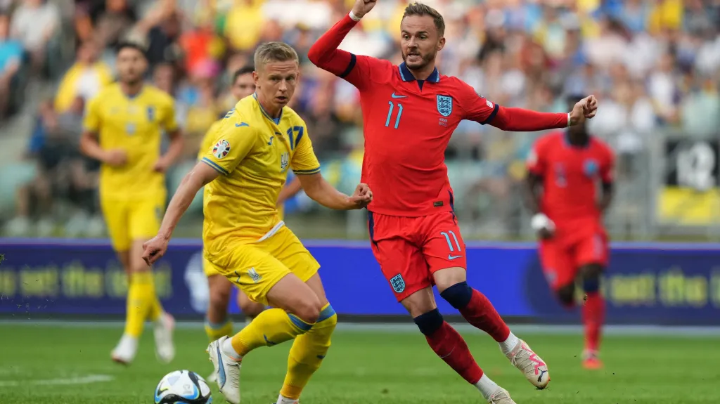 Utkání Ukrajina – Anglie