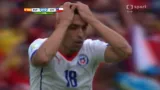 Šance v utkání Španělsko - Chile: Vargas a Jara v tutovkách zaváhali (2. min.)