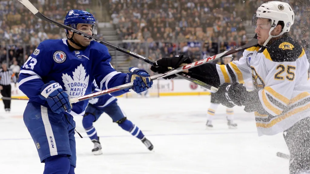Utkání Toronto Maple Leafs - Boston Bruins