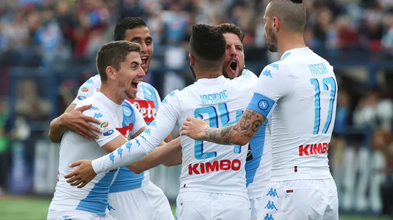 Radost hráčů Neapole