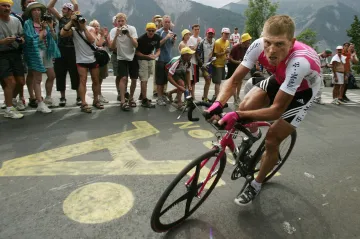 Jan Ullrich v časovce na Alpe d'Huez (2004)