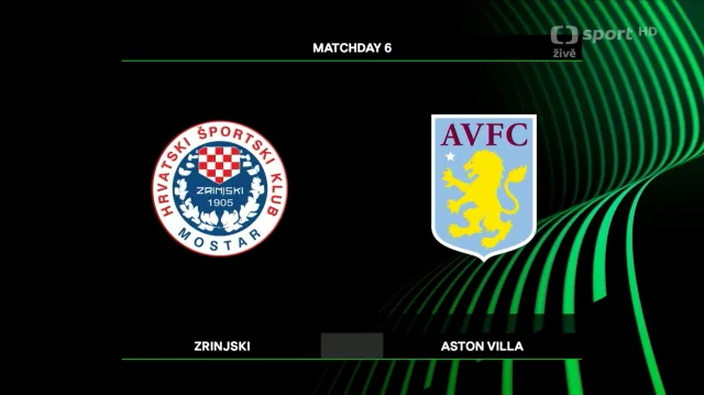 Sestřih utkání Zrinjski Mostar – Aston Villa