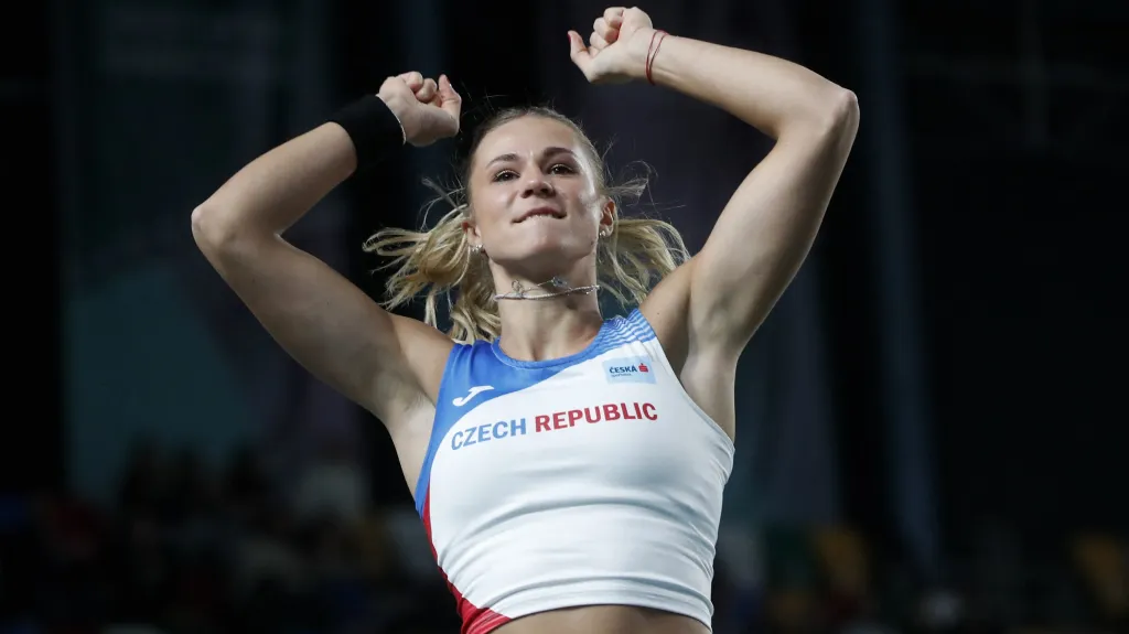 Bronzová tyčkařka Amálie Švábíková