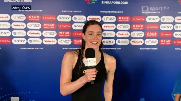 Semifinále Janíčkové na 100 m volný způsobem s ohlasem