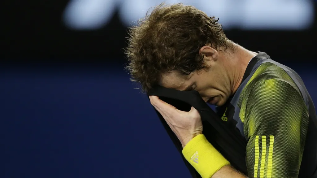 Zklamaný Andy Murray