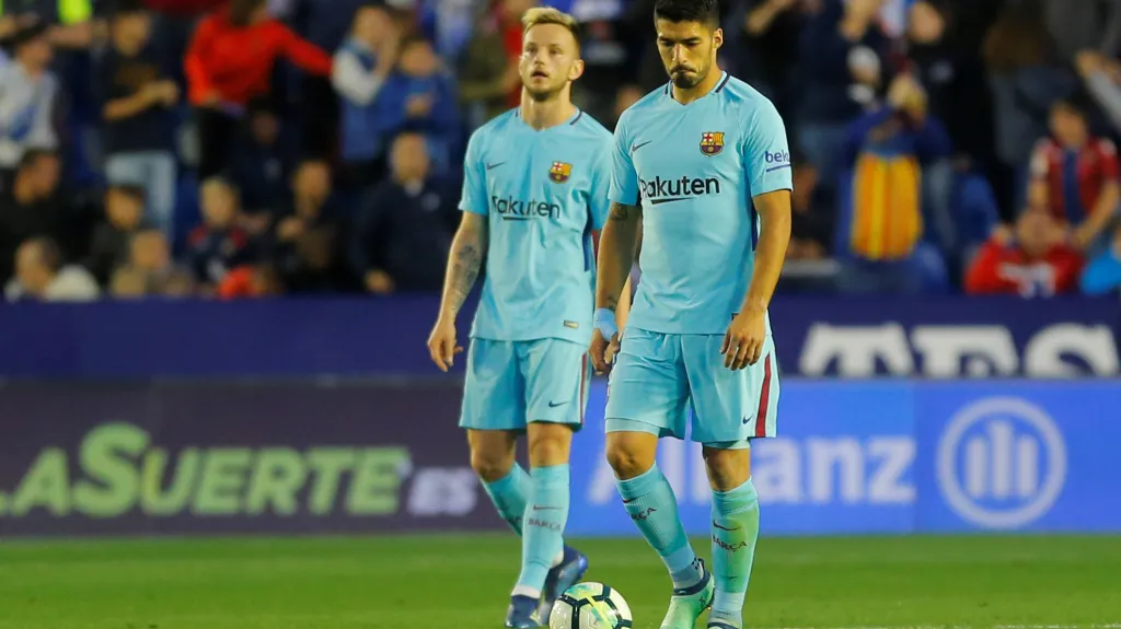 Zklamaní hráči Barcelony