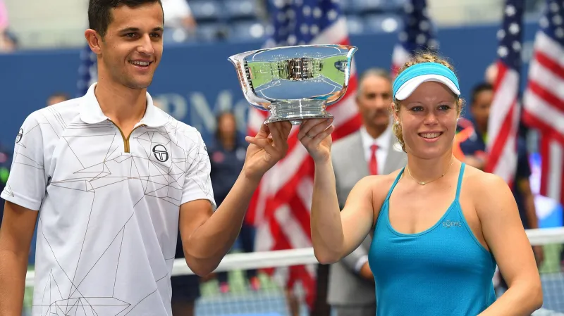 Mate Pavič a Laura Siegemundová