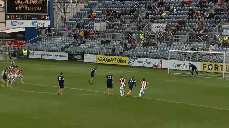 Opava zachránila v závěru proti Žižkovu alespoň bod