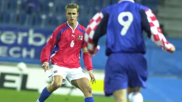 Václav Drobný v reprezentačním dresu