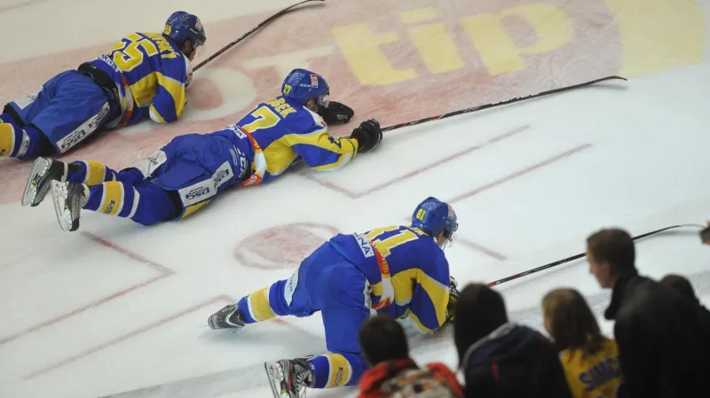 Radost hokejistů Zlína