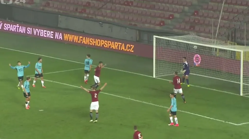 Sparťanská devatenáctka postoupila do 2. kola Youth League