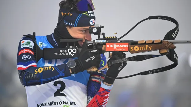 Sestřih masáku biatlonistů v Novém Městě na Moravě