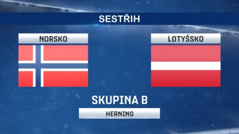 Sestřih utkání Norsko - Lotyšsko