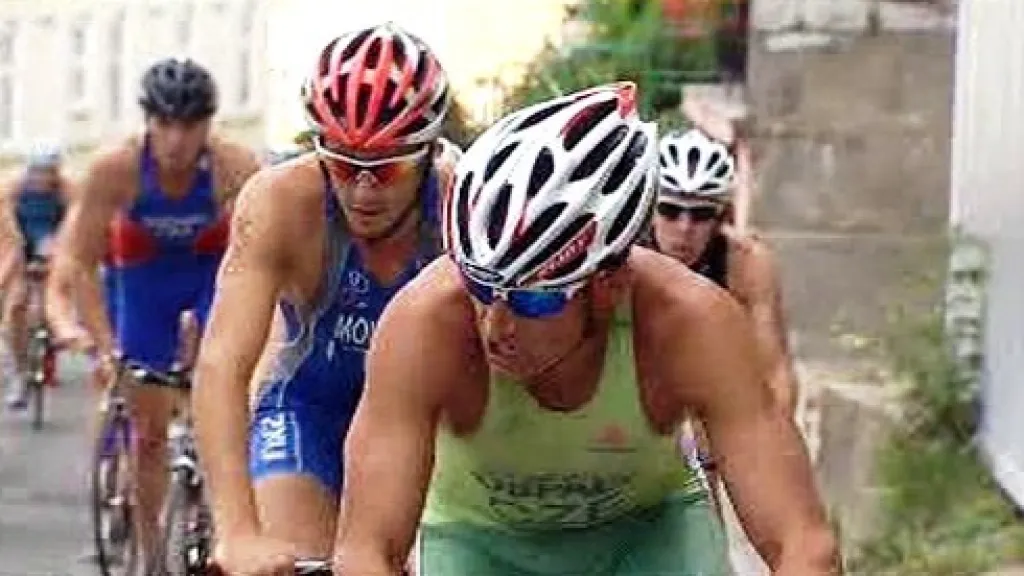 Filip Ospalý na triatlonu