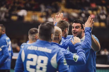 Radost nohejbalistů Modřic