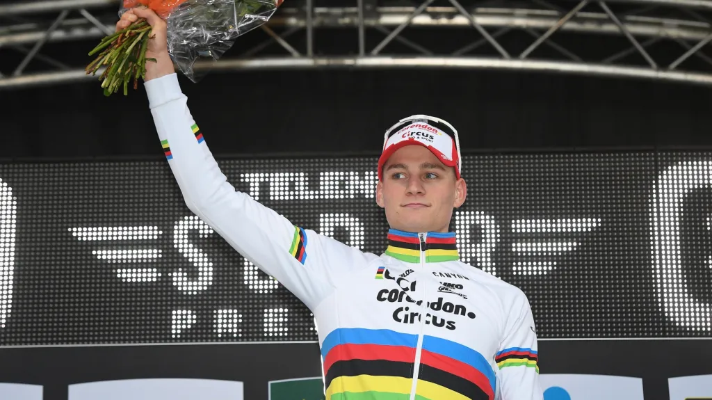 Evropský šampion v cyklokrosu Mathieu van der Poel