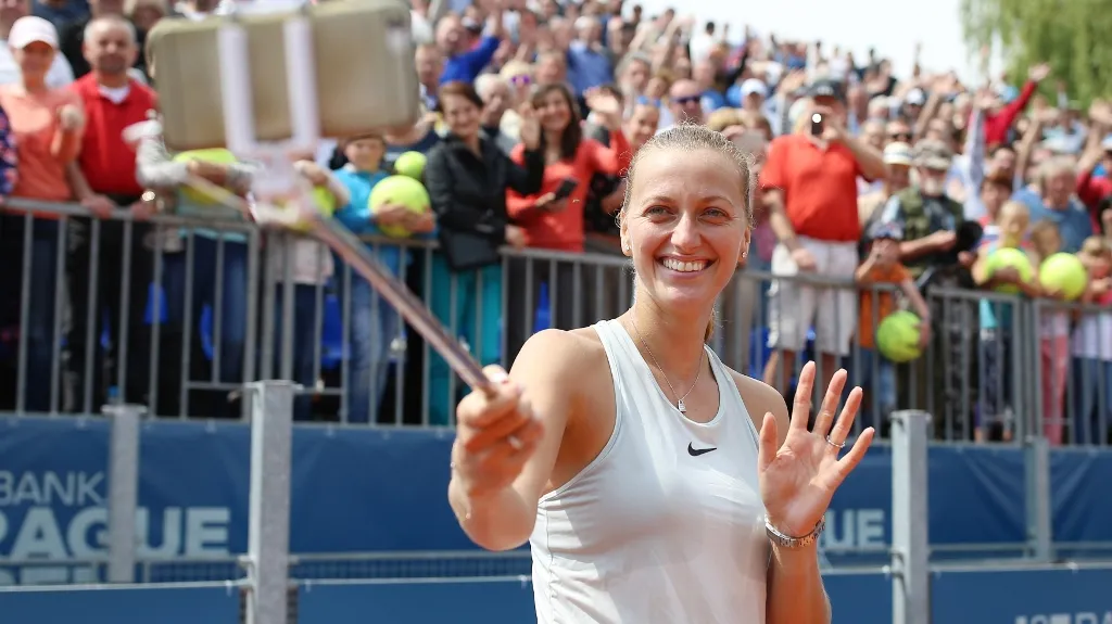 Petra Kvitová po postupu do finále