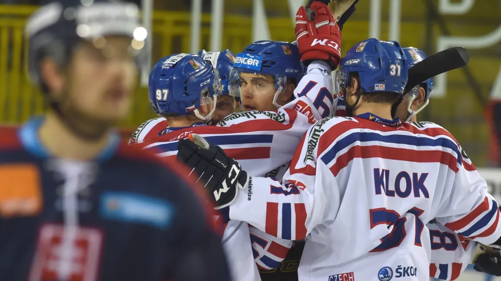 Česká reprezentace v utkání proti Slovensku