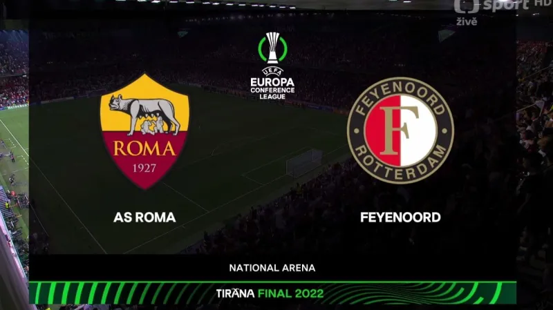 Sestřih finále AS Řím - Feyenoord