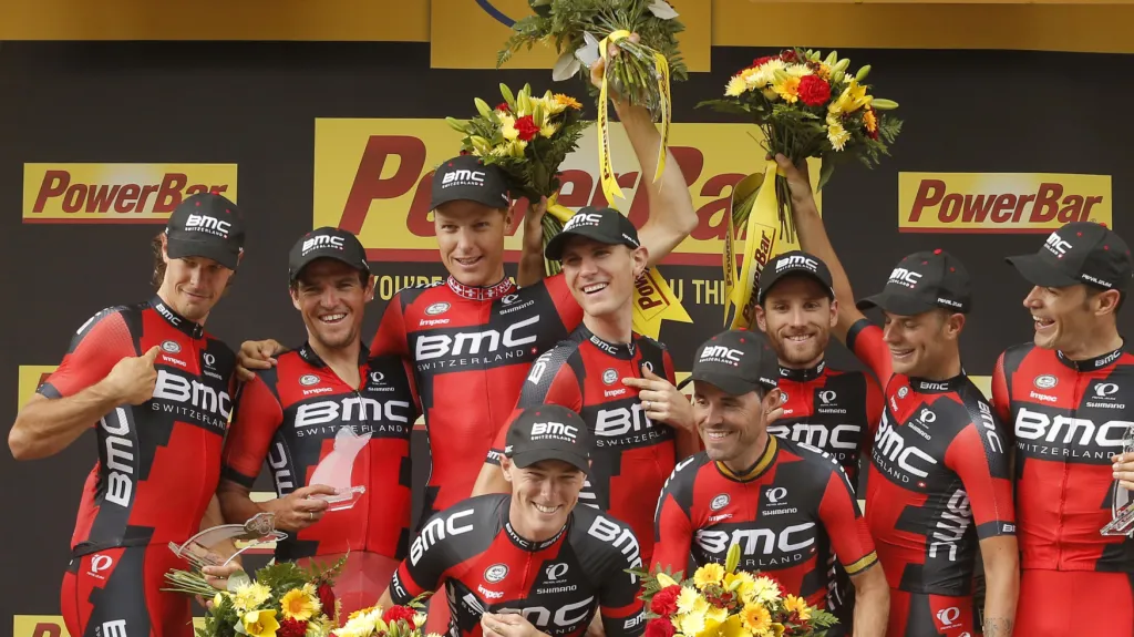 Radost závodníků z BMC v cíli