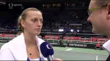 Petra Kvitová hodnotí utkání s Italkou Giorgiovou