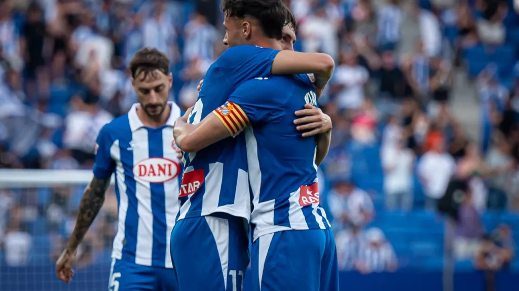 Radost fotbalistů Espanyolu