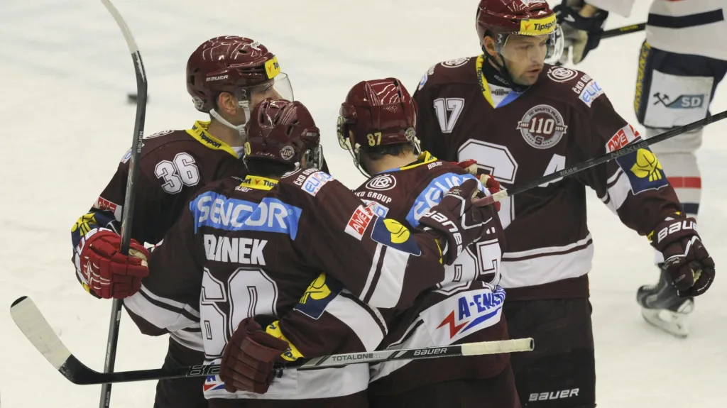 Radující se sparťané