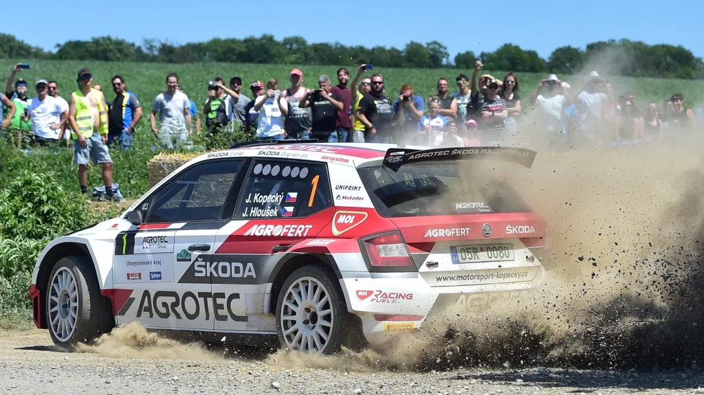 Jan Kopecký na Rallye Hustopeče