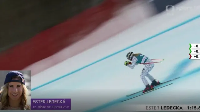 Ledecká: Nahoře se mi jelo dobře, závěrečný skok mě rozbalil
