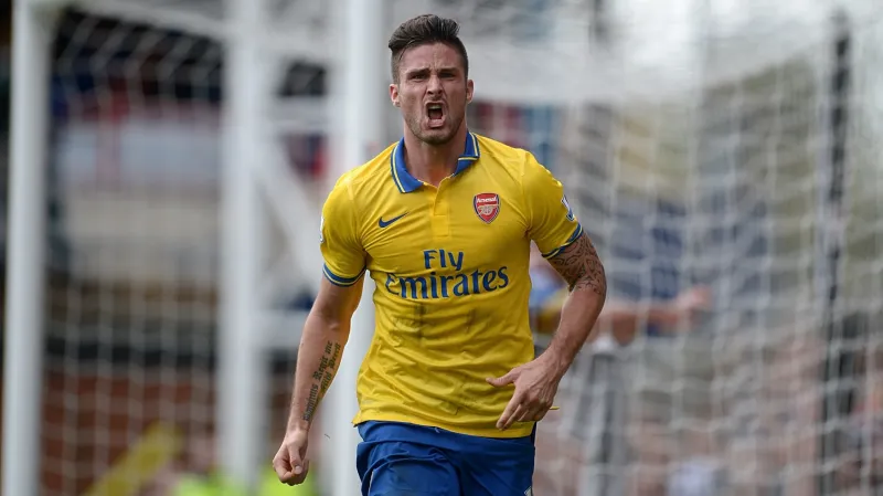 Radující se Olivier Giroud