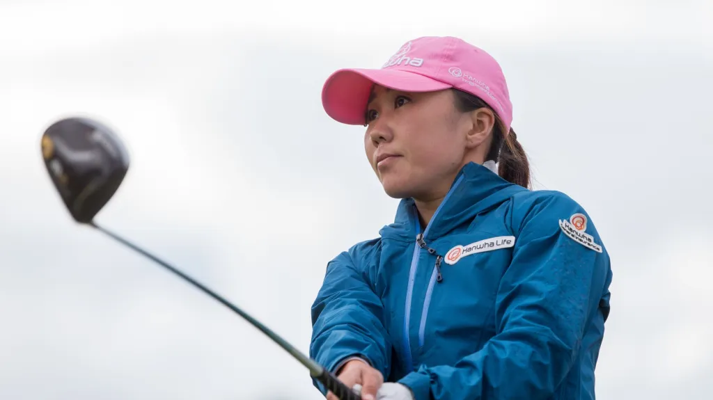 Korejská golfistka Kim In-kjong