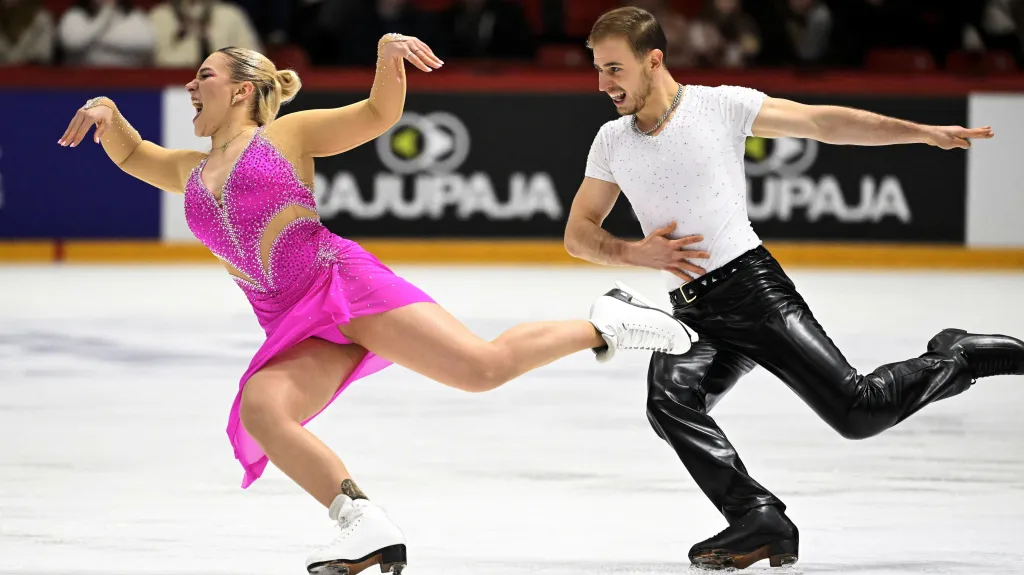 Natálie a Filip Taschlerovi na GP ve Finsku