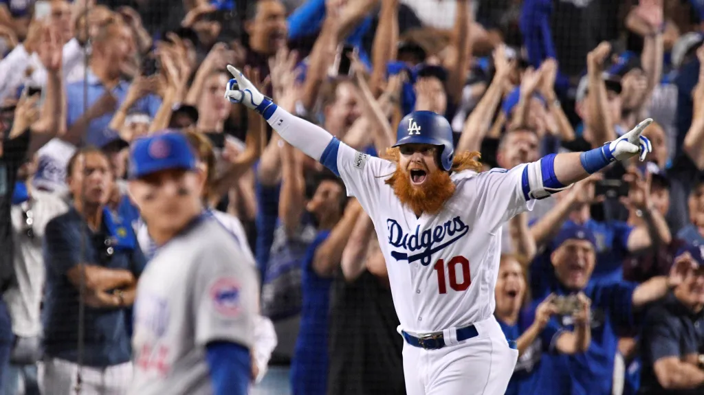 Radost Justina Turnera z LA Dodgers