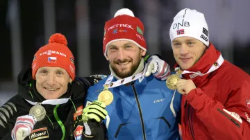 Tři nejúspěšnější hromadného závodu